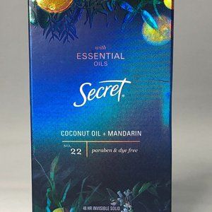 Secret Antiperspirant Coconut Oil Mandarin 1.6 oz
